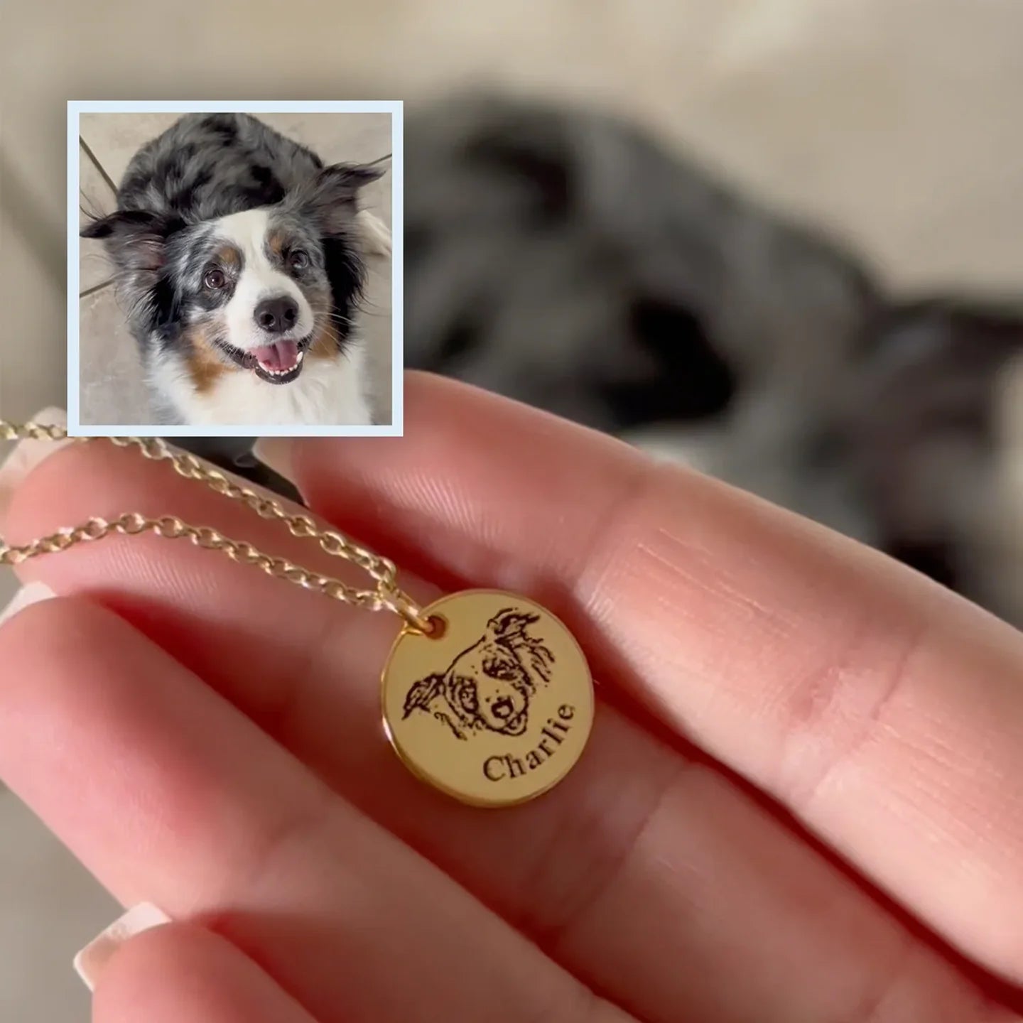 EverNear™ Custom Pet Face Necklace